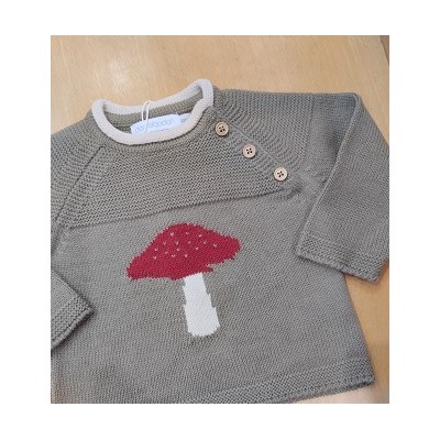 ROPA CONJUNTO POLAINA BEBE UNISEX _ PUNTO Y JUBON SETA 