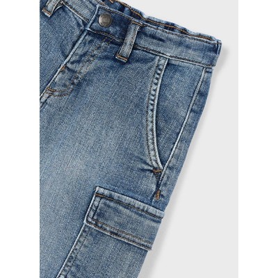 ROPA BERMUDA NIÑO MAYORAL DENIM CARGO SUPER 