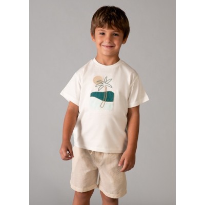 ROPA CONJUNTO NIÑO MAYORAL BERMUDA SEERSUCKER 