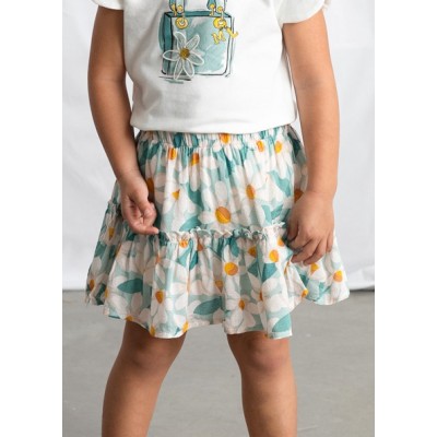 ROPA FALDA NIÑA MAYORAL DOBBY ESTAMPADA 