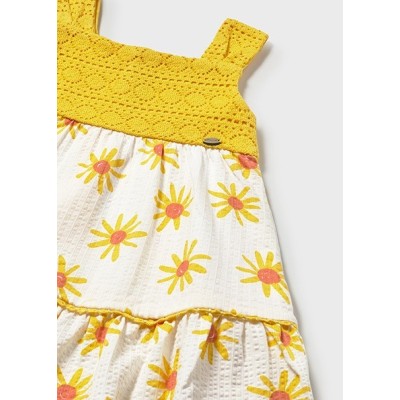 ROPA VESTIDO BEBE NIÑA MAYORAL COMBINADO GUIPUR 