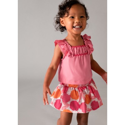 ROPA CONJUNTO FALDA BEBE NIÑA MAYORAL ESTAMPADA 