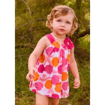 ROPA VESTIDO BEBE NIÑA MAYORAL ESTAMPADO FLOR 