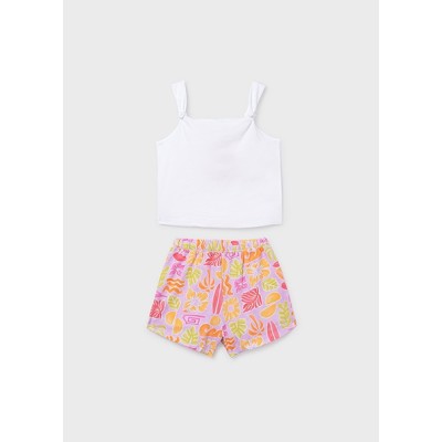 ROPA CONJUNTO NIÑA MAYORAL SHORT ESTAMPADO 