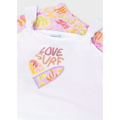 ROPA CONJUNTO NIÑA MAYORAL SHORT ESTAMPADO 