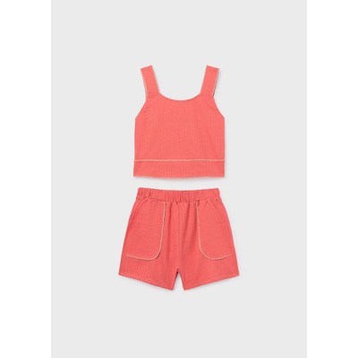 ROPA CONJUNTO NIÑA MAYORAL SHORT PUNTADA CONCHA 