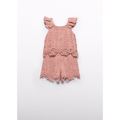 ROPA CONJUNTO NIÑA _ BERMUDA GUIPUR 
