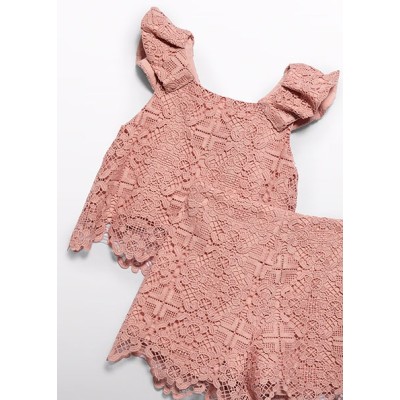 ROPA CONJUNTO NIÑA _ BERMUDA GUIPUR 