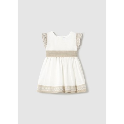 (30452) VESTIDO COMBINADO LINO