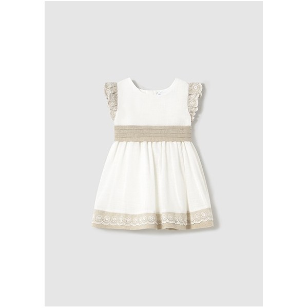 (30452) VESTIDO COMBINADO LINO