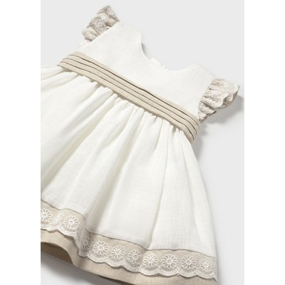 (30452) VESTIDO COMBINADO LINO