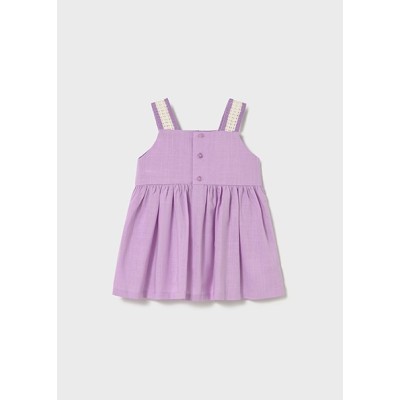 ROPA VESTIDO BEBE NIÑA MAYORAL COMBINADO CROCHET 