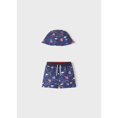 ROPA CONJUNTO BAÑO BEBE NIÑO _ CON GORRO 