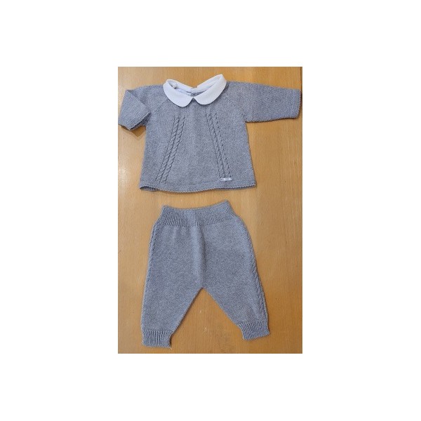 (29027) CONJUNTO POLAINA PUNTO Y JUBON CUELLO