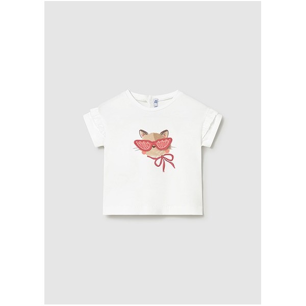 ROPA CAMISETA BEBE NIÑA MAYORAL M/C GRAFICA 