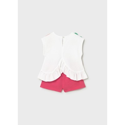 ROPA CONJUNTO BEBE NIÑA MAYORAL SHORT GRAFICA 