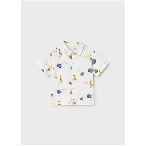 ROPA CAMISA BEBE NIÑO MAYORAL M/C ESTAMPADA 