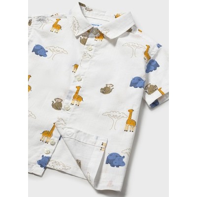 ROPA CAMISA BEBE NIÑO MAYORAL M/C ESTAMPADA 
