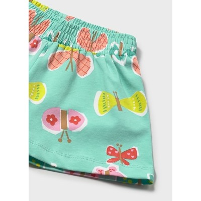 ROPA PANTALON BEBE NIÑA MAYORAL CORTO PUNTO ESTAMPADO 