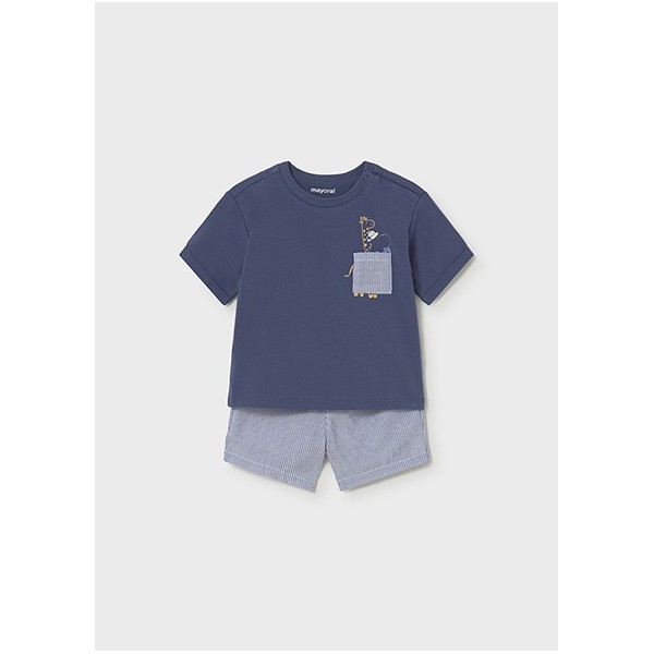 ROPA CONJUNTO BEBE NIÑO MAYORAL BERMUDA SEERSUCKER 