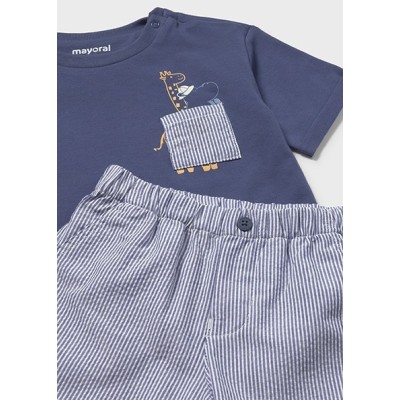 ROPA CONJUNTO BEBE NIÑO MAYORAL BERMUDA SEERSUCKER 