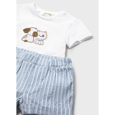 ROPA CONJUNTO PANTALON BEBE NIÑO MAYORAL CORTO Y GORRO 