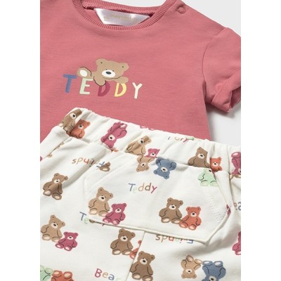 ROPA CONJUNTO PANTALON BEBE NIÑA MAYORAL CORTO PUNTO 