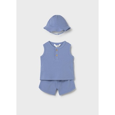 ROPA CONJUNTO PANTALON BEBE NIÑO MAYORAL CORTO Y GORRO 