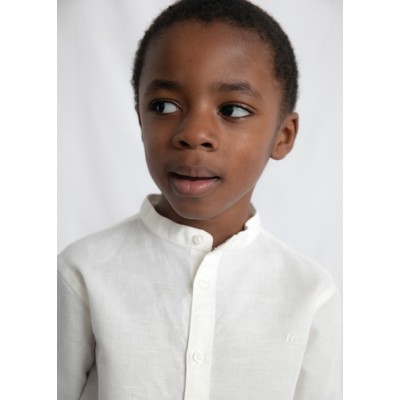 ROPA CAMISA NIÑO MAYORAL M/L CUELLO MAO LINO 