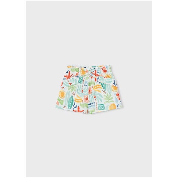 ROPA PANTALON NIÑA MAYORAL CORTO ESTAMPADO 