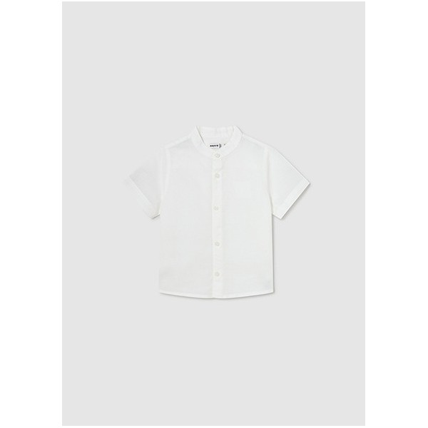 ROPA CAMISA BEBE NIÑO _ M/C CUELLO MAO LINO 