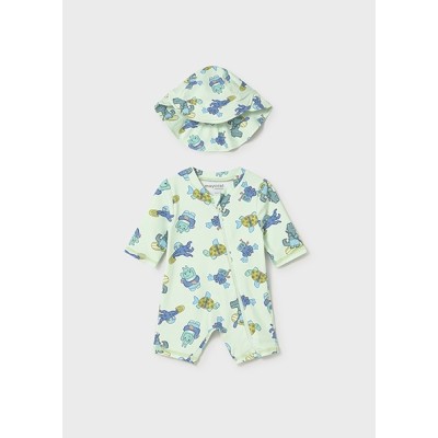 ROPA CONJUNTO BAÑO BEBE NIÑO MAYORAL PELELE CON GORRO 