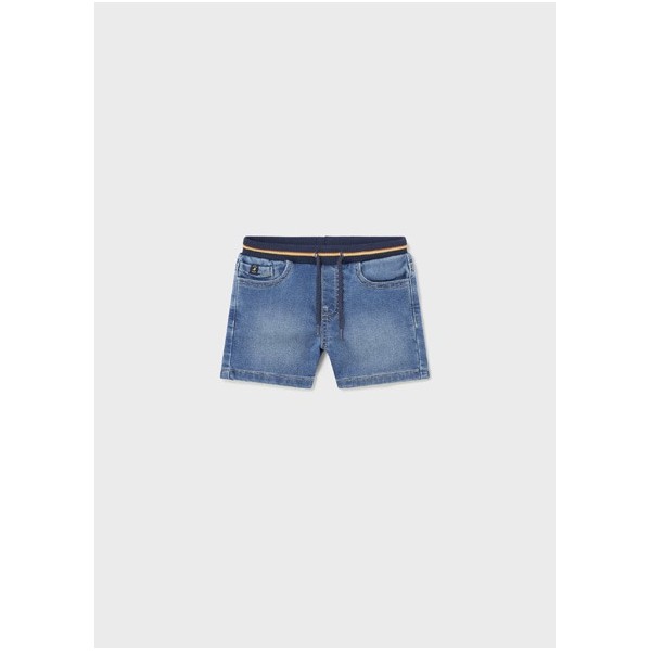 ROPA BERMUDA BEBE NIÑO _ SOFT DENIM PATENTE 