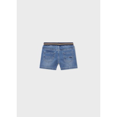 ROPA BERMUDA BEBE NIÑO _ SOFT DENIM PATENTE 