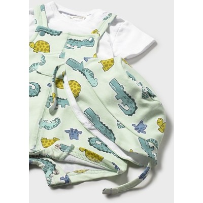 ROPA CONJUNTO BEBE NIÑO MAYORAL PETO Y GORRO PUNTO 