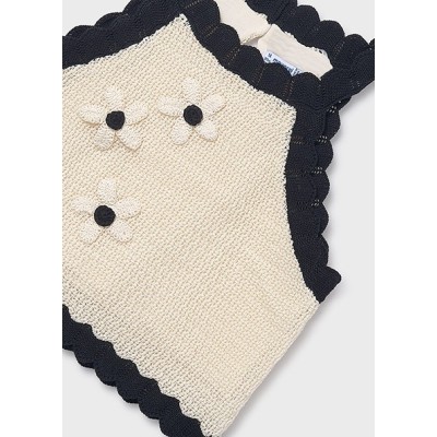 ROPA TOP NIÑA MAYORAL TRICOT FLORES 