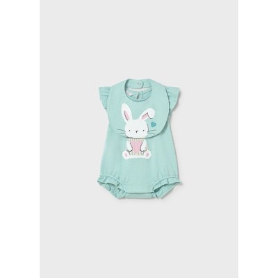 ROPA CONJUNTO BEBE NIÑA MAYORAL PELELE Y BABERO 