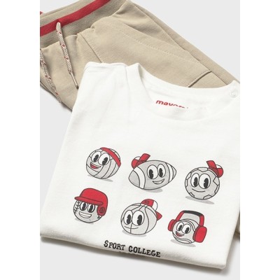 ROPA CHANDAL BEBE NIÑO MAYORAL 3 PIEZAS CAMISETA 
