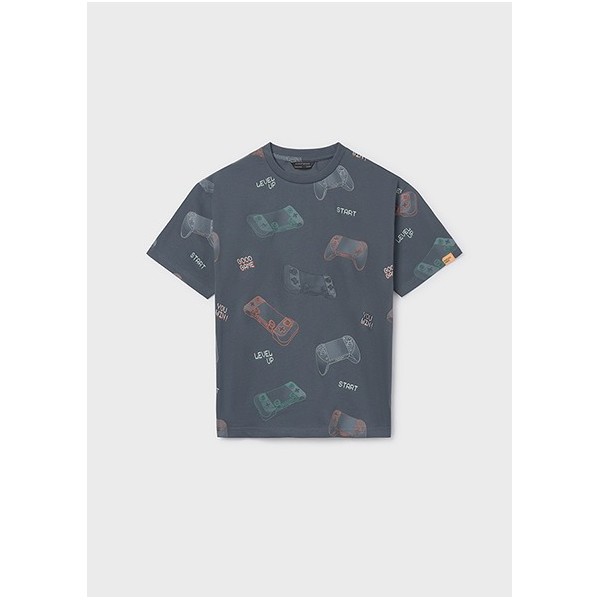 ROPA CAMISETA NIÑO MAYORAL M/C ESTAMPADA 
