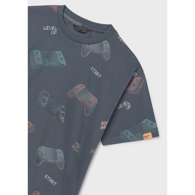 ROPA CAMISETA NIÑO MAYORAL M/C ESTAMPADA 