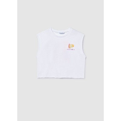 ROPA CAMISETA NIÑA MAYORAL TIRANTES GRAFICA 