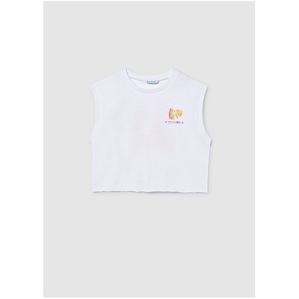ROPA CAMISETA NIÑA MAYORAL TIRANTES GRAFICA 