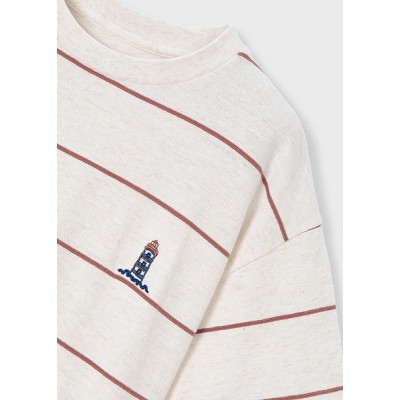 ROPA CAMISETA NIÑO MAYORAL M/C RAYAS 
