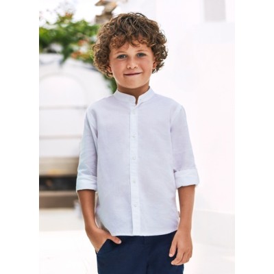ROPA CAMISA NIÑO _ M/L CUELLO MAO LINO 
