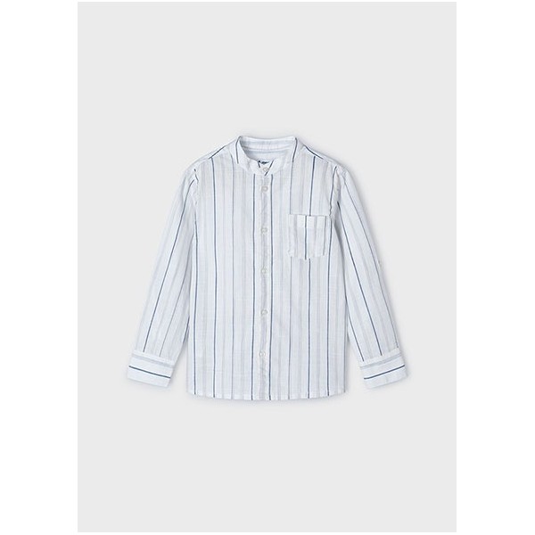 ROPA CAMISA NIÑO _ M/L CUELLO MAO RAYAS 