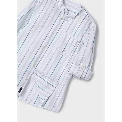 ROPA CAMISA NIÑO _ M/L CUELLO MAO RAYAS 