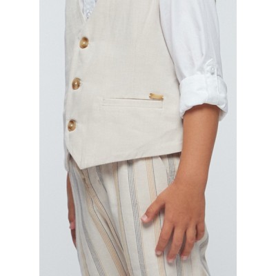 ROPA CHALECO NIÑO _ LINO SUITING 