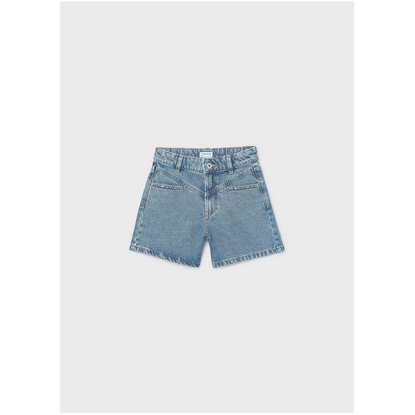 ROPA PANTALON NIÑA MAYORAL CORTO TEJANO REMACHES 