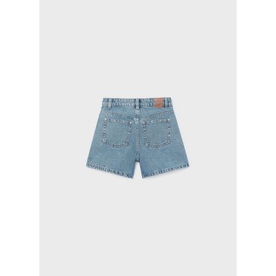 ROPA PANTALON NIÑA MAYORAL CORTO TEJANO REMACHES 