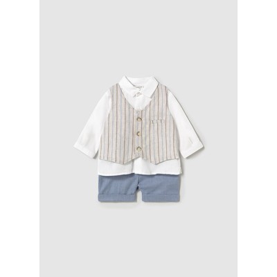 ROPA CONJUNTO PANTALON BEBE NIÑO _ CORTO CHALECO 